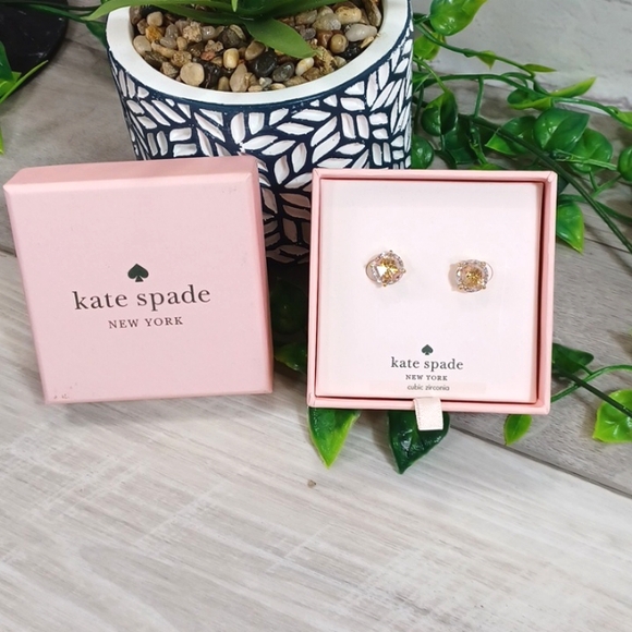 kate spade Jewelry - Kate Spade Cubic Zirconia Earrings